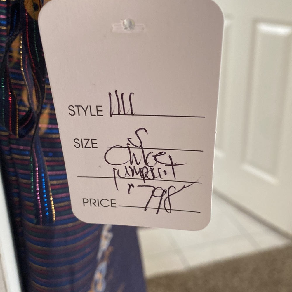Multicolor Dark Navy Chloé Jumpsuit - Picture 16 of 16
